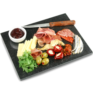 Utopia Mineral Collection Polished Granite Platter 22 x 28cm