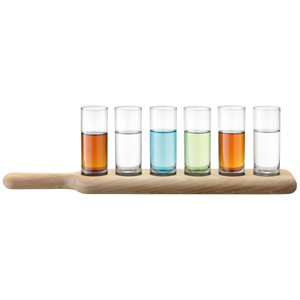 LSA Paddle Vodka Set & Oak Paddle