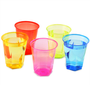 Crystal Rainbow Disposable Party Cups 8.8oz / 250ml