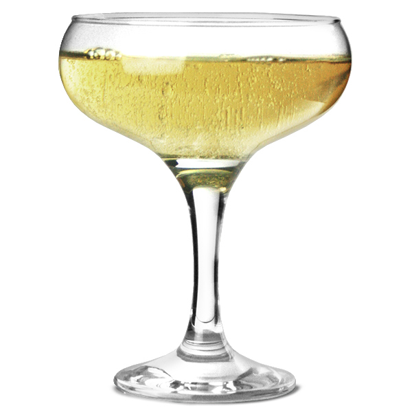 champagne saucer glass