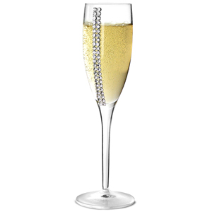 Chinelli Swarovski Regina Champagne Flutes 9.2oz / 260ml