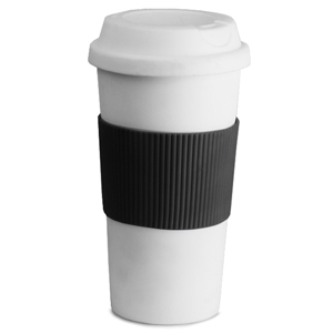 Double Wall Plastic Coffee Sipper Cup 16oz / 470ml
