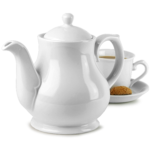 Churchill White Sandringham Coffee / Tea Pot PS30 30oz / 85.2cl