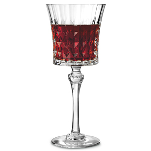 Cristal D'Arques Lady Diamond Wine Glasses 9.5oz / 270ml