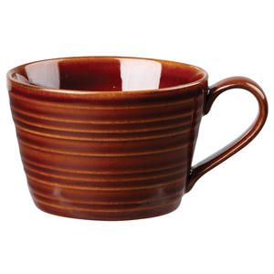 Art De Cuisine Rustics Snug Tea Cup Brown 8oz / 227ml