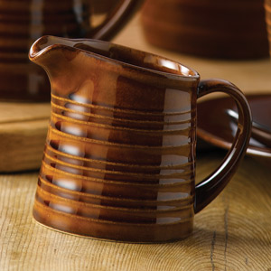 Art De Cuisine Rustics Snug Milk Jug Brown 5oz / 140ml